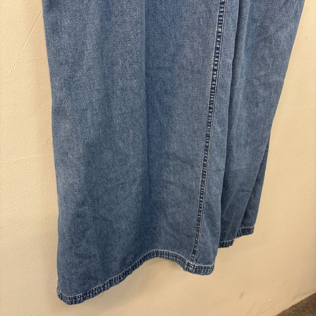 Vintage Premier International Embroidered Denim Dress 2XL
