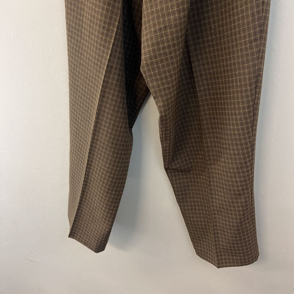 Vintage Bon Worth Checked Pull On Pants Large