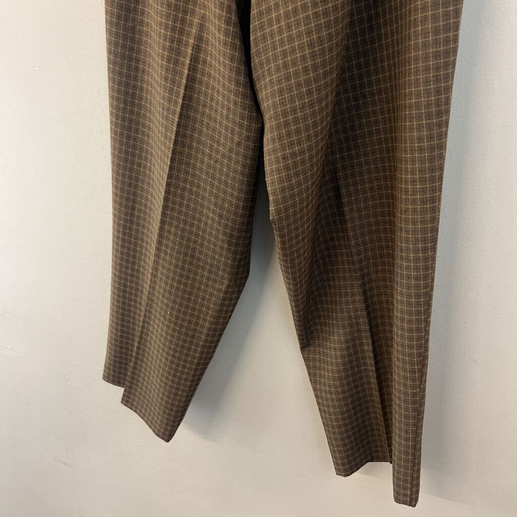 Vintage Bon Worth Checked Pull On Pants Large