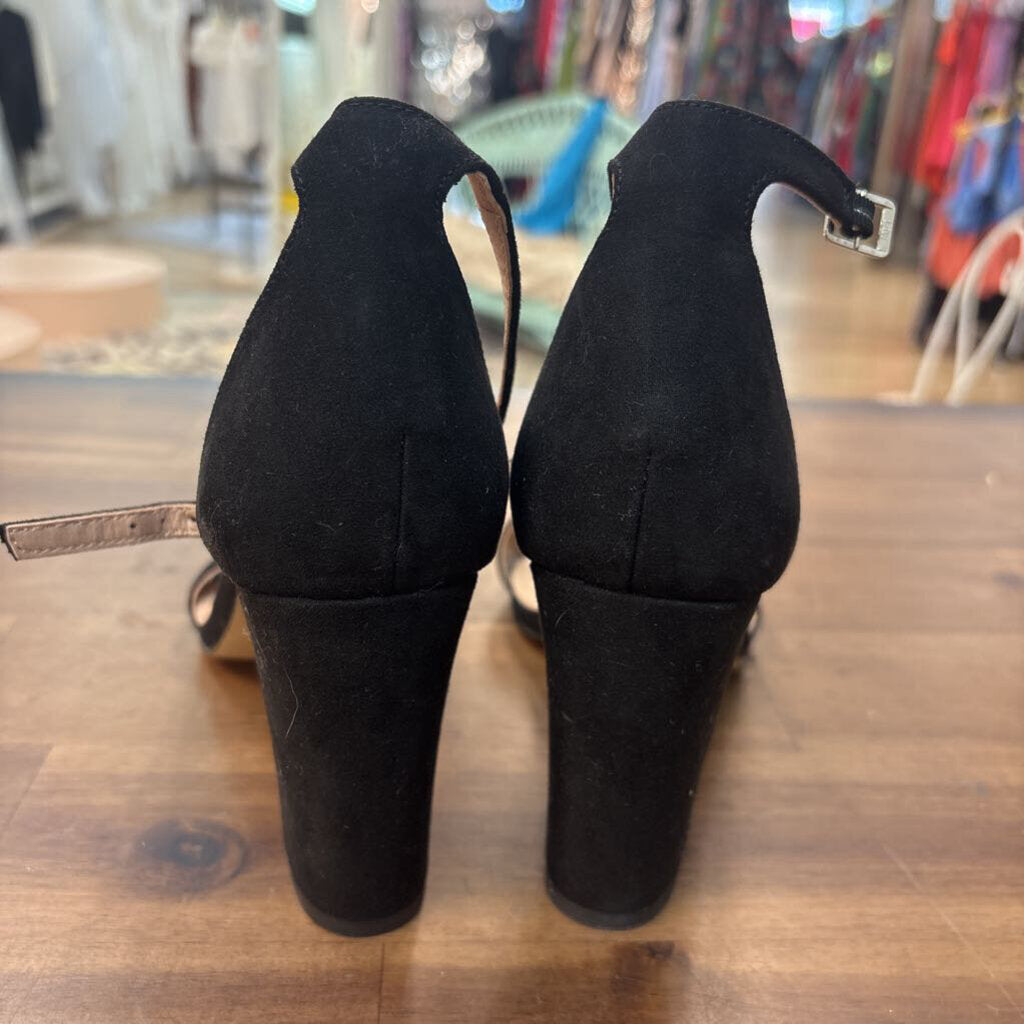 Madden Girl Ankle Strap Block Heel 6.5