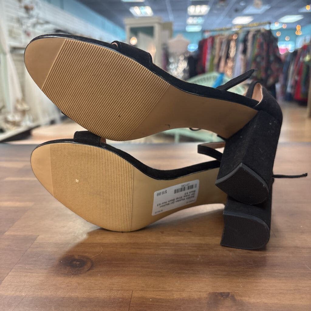 Madden Girl Ankle Strap Block Heel 6.5