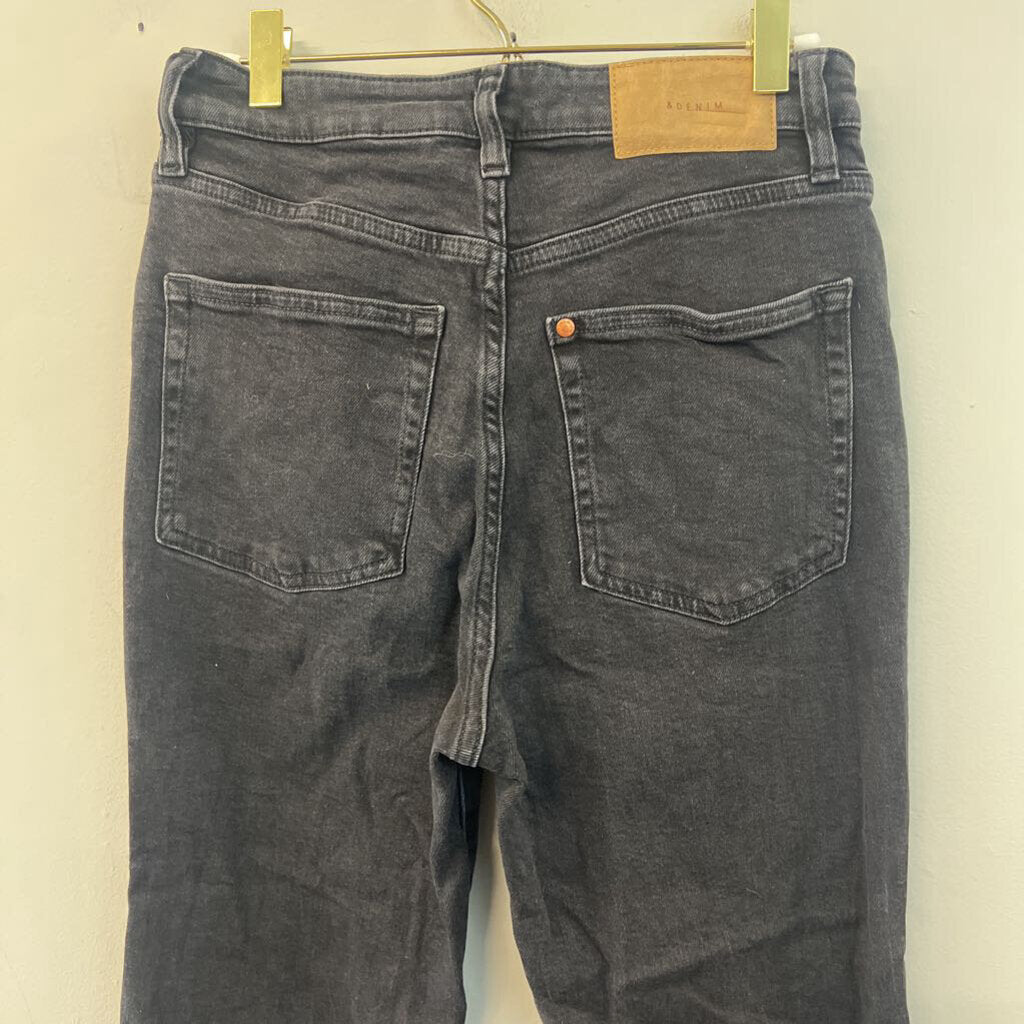H&M Black Ultra High Waist Mom Jeans 4