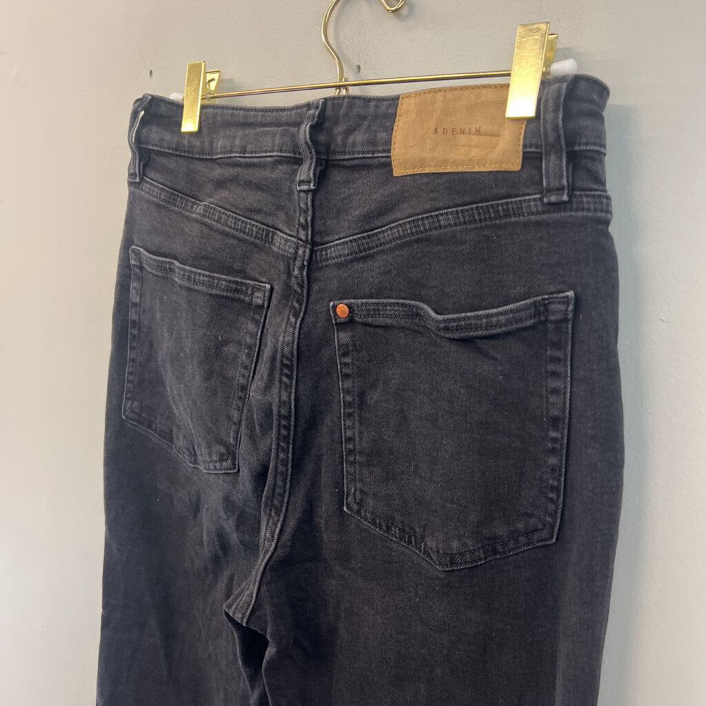 H&M Black Ultra High Waist Mom Jeans 4