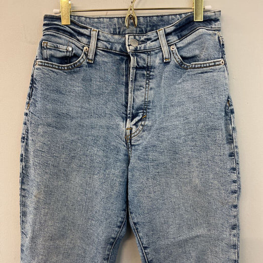 H&M Blue Ultra High Waist Mom Jeans 4