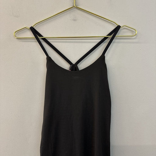 Black Stretchy Athletic Dress With Shorts Small