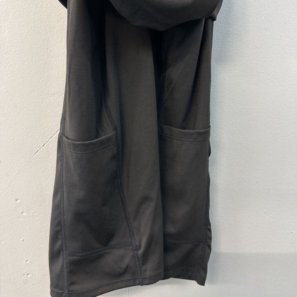 Black Stretchy Athletic Dress With Shorts Small