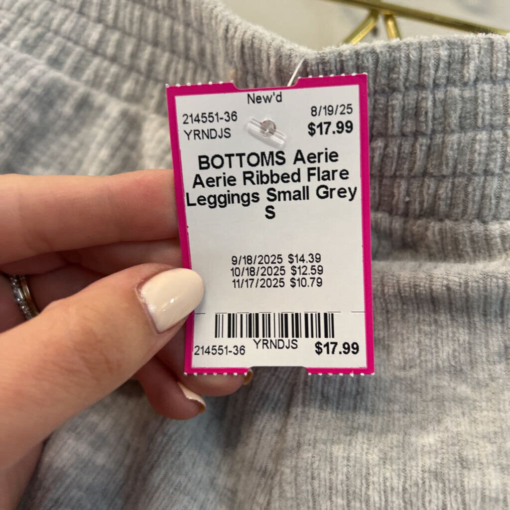 Aerie Ribbed Flare Leggings Small