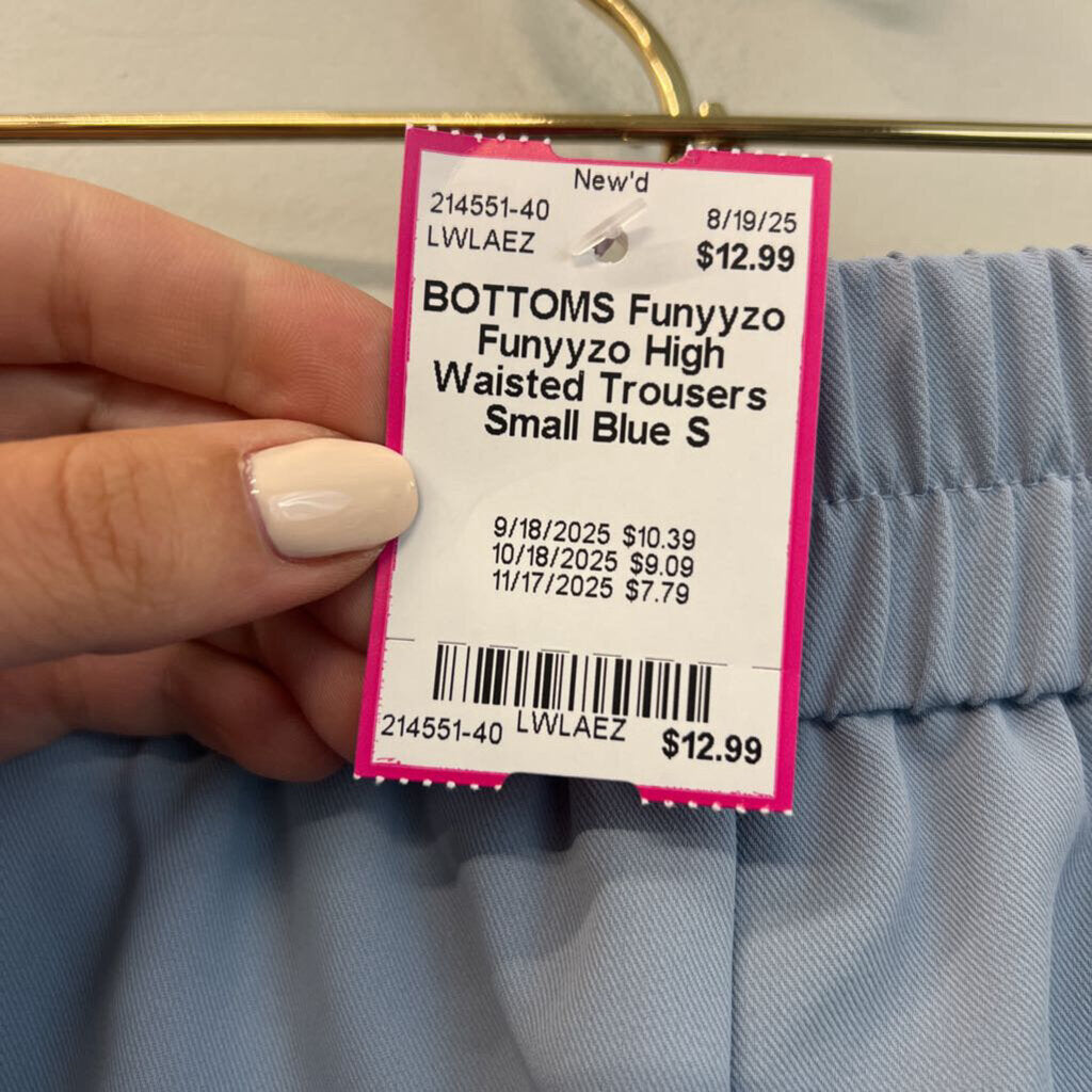 Funyyzo High Waisted Trousers Small