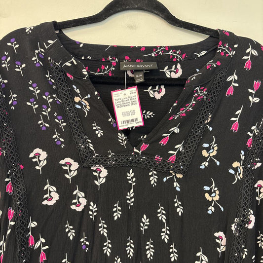 Lane Bryant Floral Long Sleeve Tunic 26/28