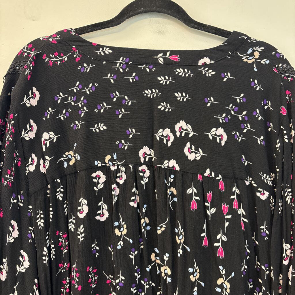Lane Bryant Floral Long Sleeve Tunic 26/28