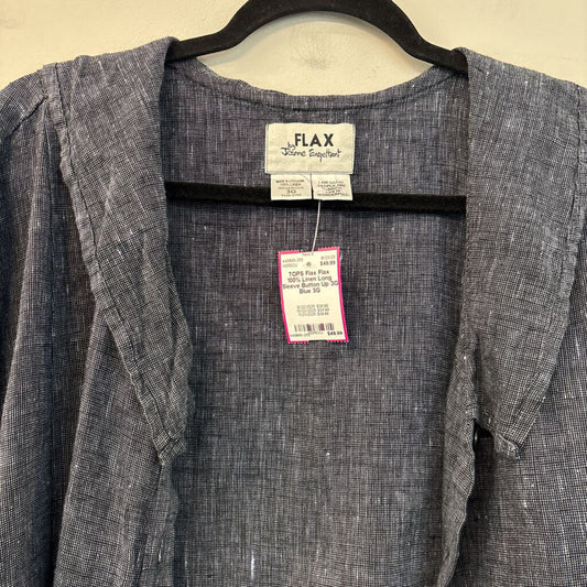 Flax 100% Linen Long Sleeve Button Up 3G