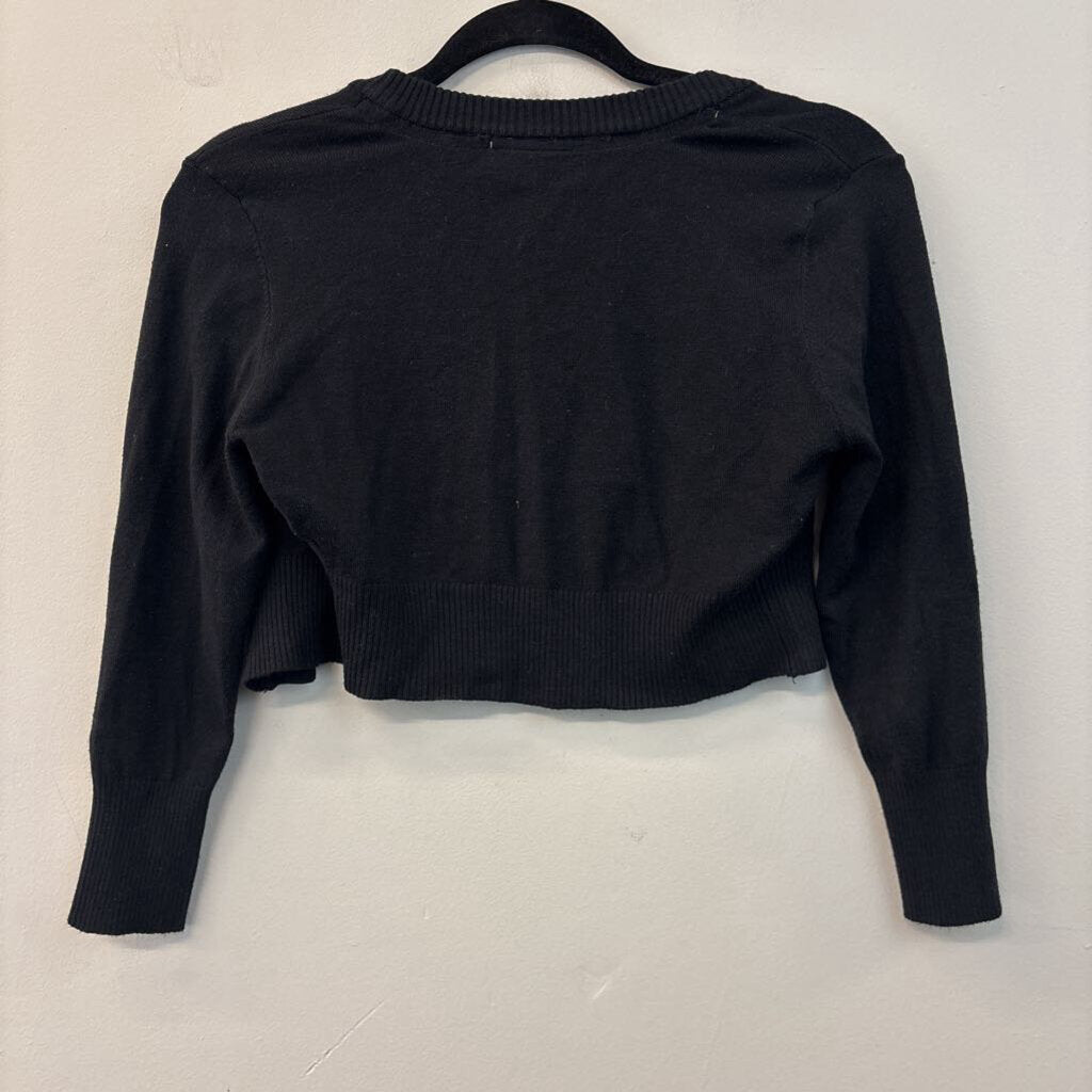 Fervour Cropped Button Up Cardigan Small