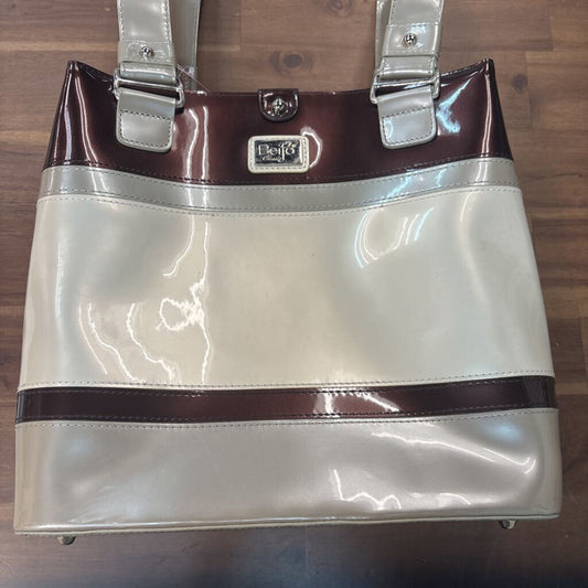 Beijo Striped Vinyl Bag