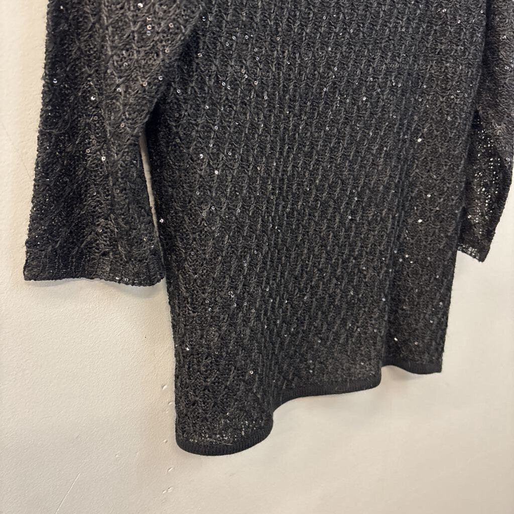 Nicole Alexander Knit Sequin Sweater Large
