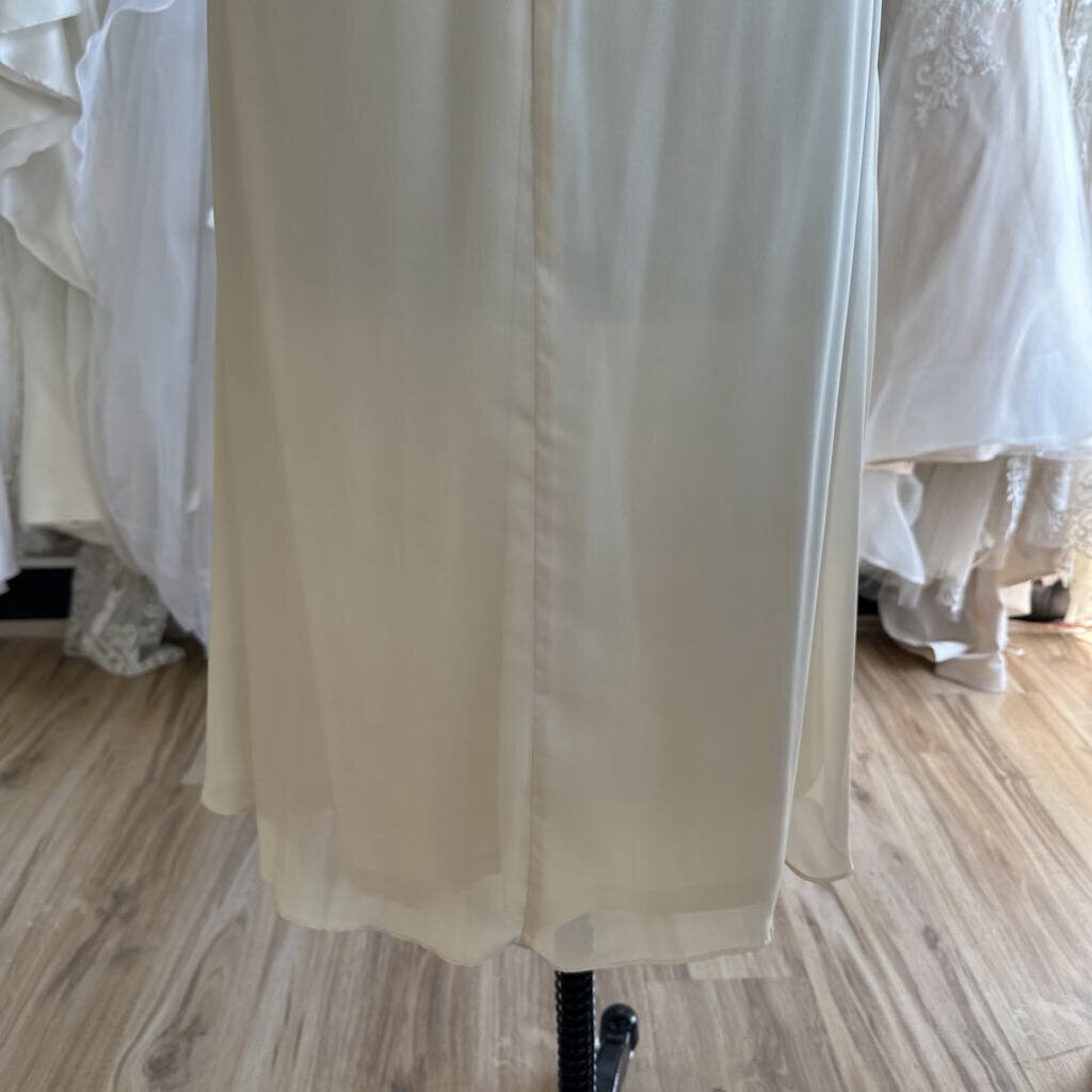 R&M Richards Short Sleeve Sparkle Lace Dress 14P