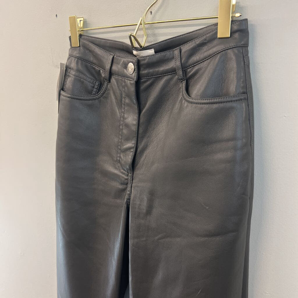 Wilfred The Melina Leather Straight Leg Pants 4