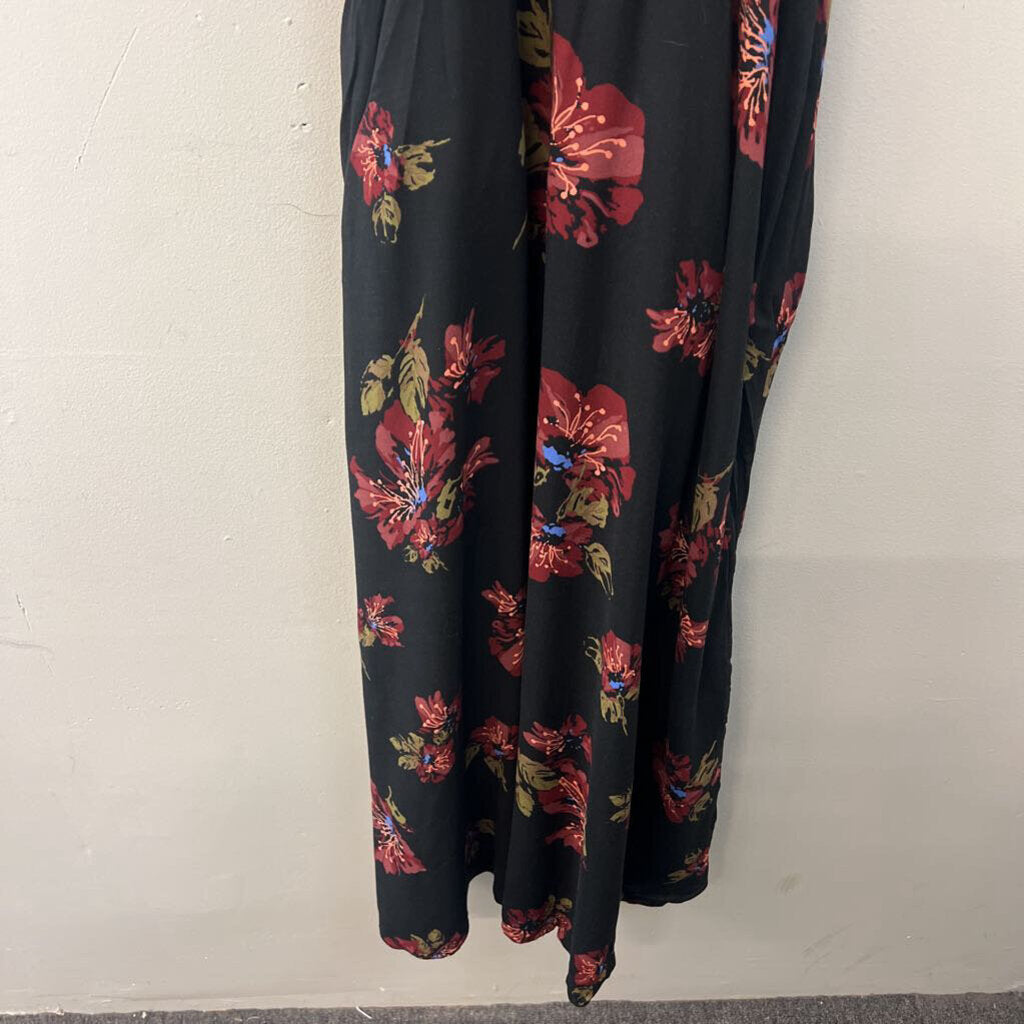 Free People Floral Wrap Maxi Dress Extra Small