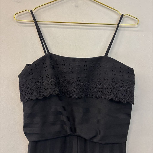 Vintage Estivo Black Striped Jumpsuit Small