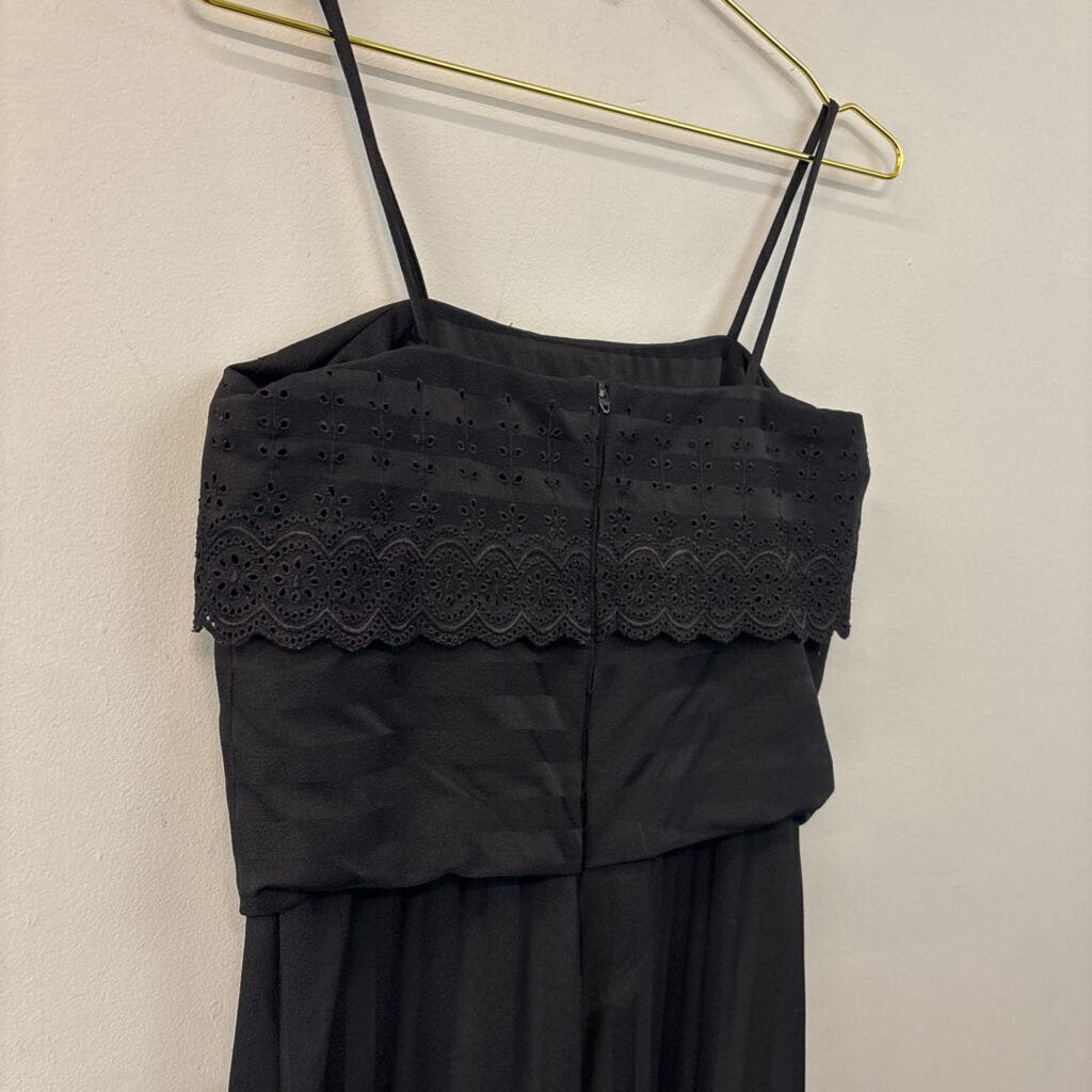 Vintage Estivo Black Striped Jumpsuit Small