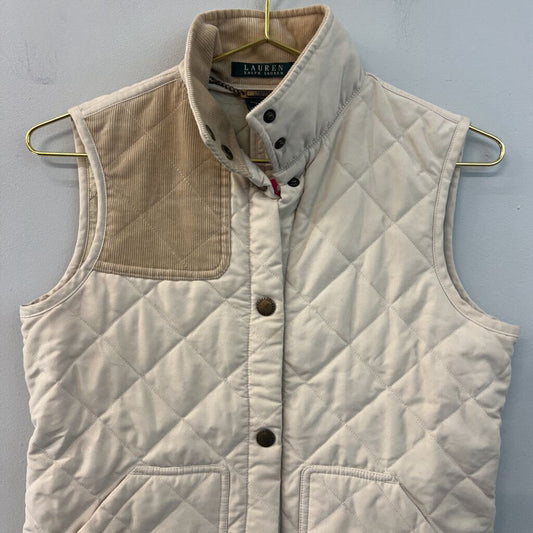 Ralph Lauren Quilted Snap Front Vest Extra Small
