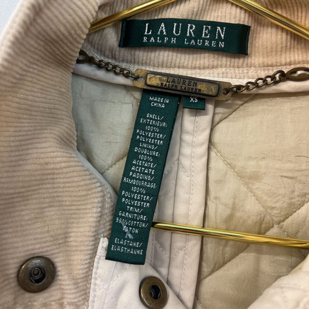 Ralph Lauren Quilted Snap Front Vest Extra Small
