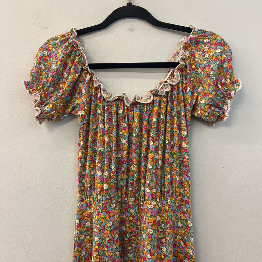 Compania Fantastica Stretchy Floral Midi Dress Small