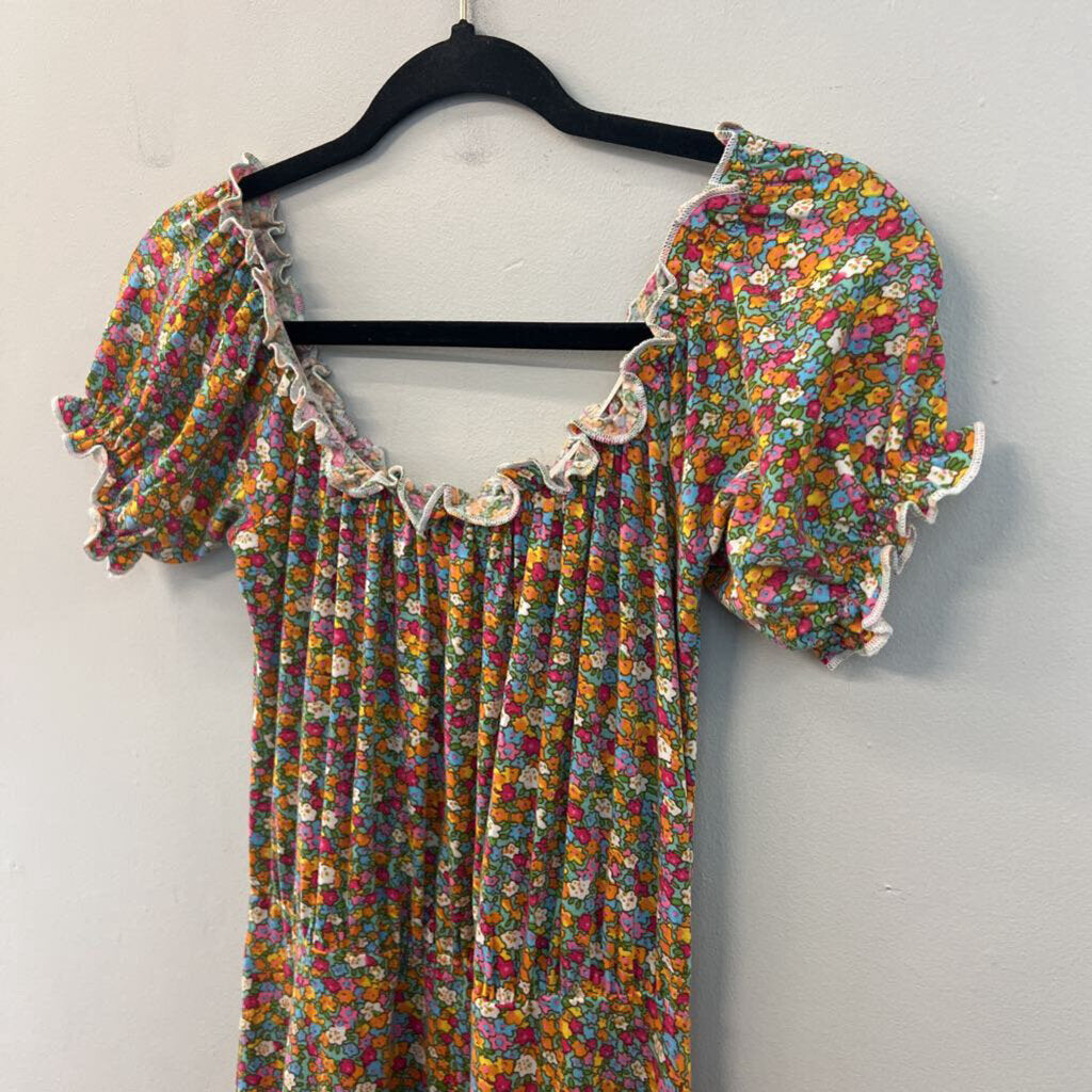 Compania Fantastica Stretchy Floral Midi Dress Small