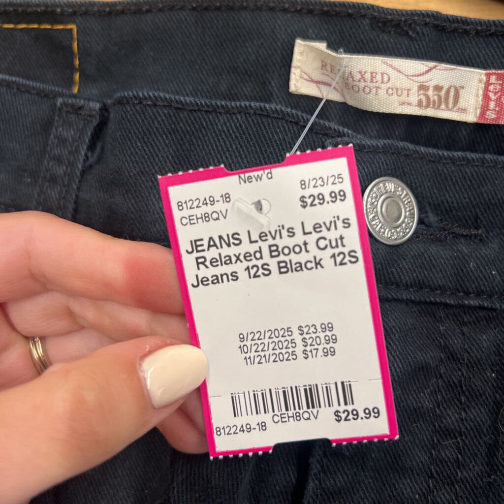 Levi's Relaxed Boot Cut Jeans 12S