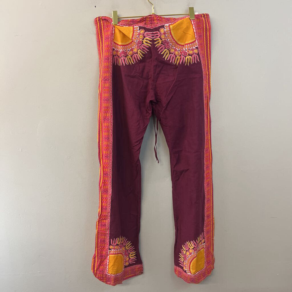 Lucky Brand Printed Drawstring Waist Pants Small