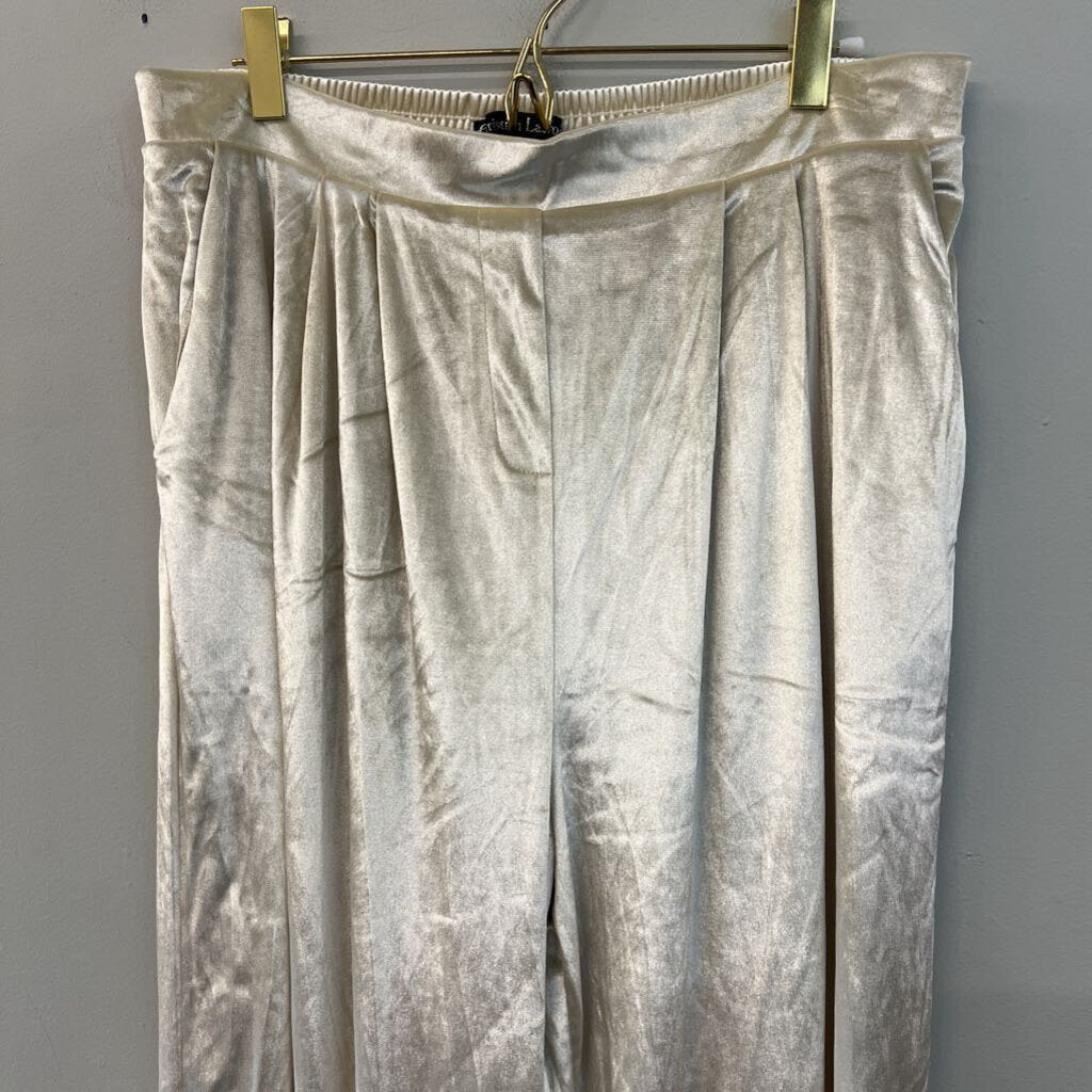 Christian Lacroix Velvet Pull On Pants Large