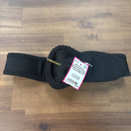 Donna Karan Black Grosgrain Belt Medium