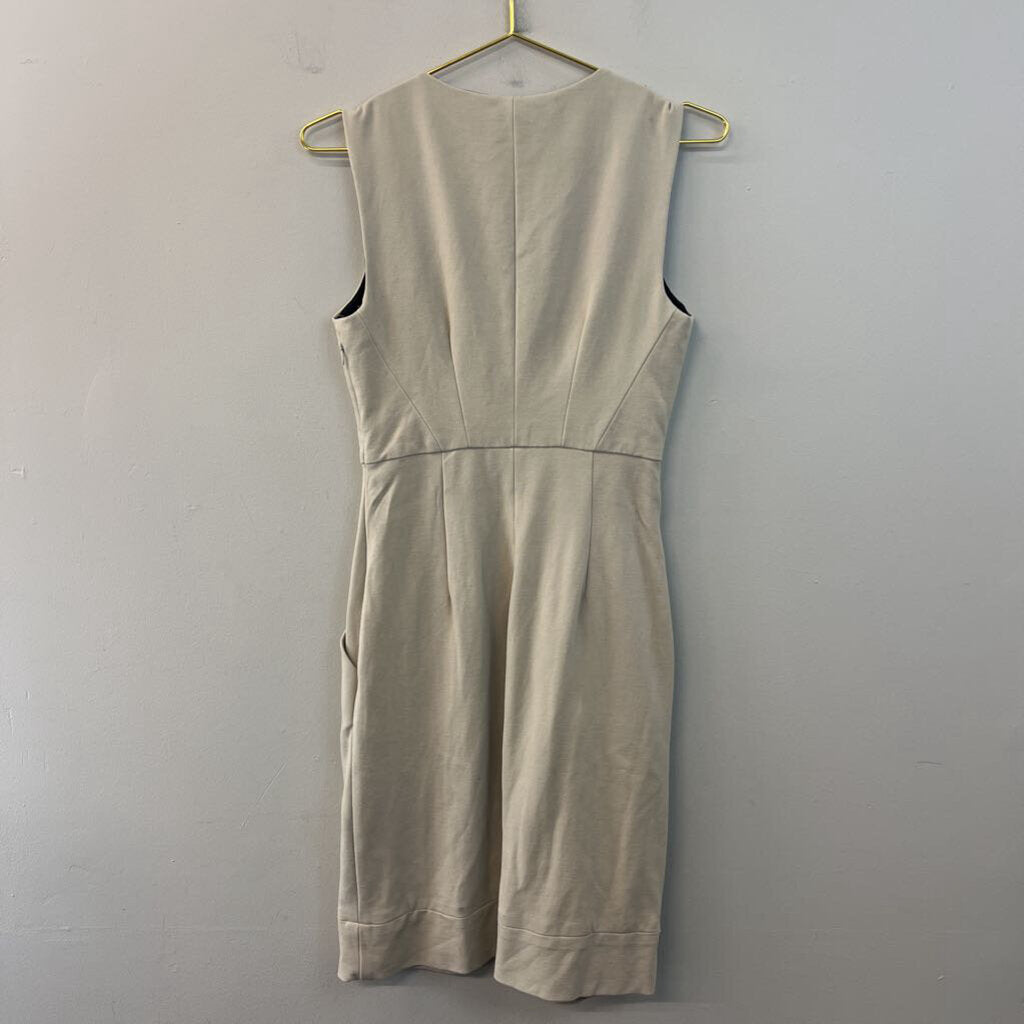 Diane von Furstenberg Beige V Neck Tank Dress 6
