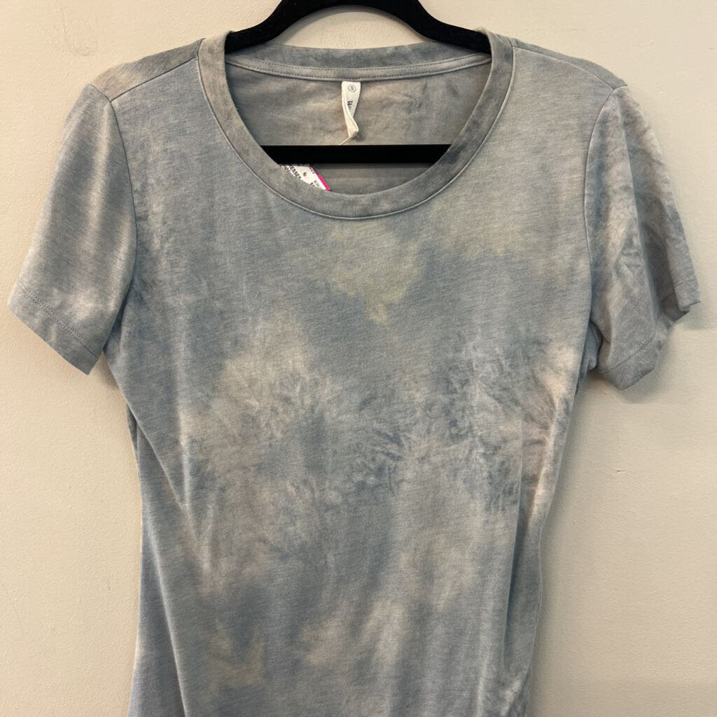 Wishlist Blue Tie Dye Short Sleeve Dress Small