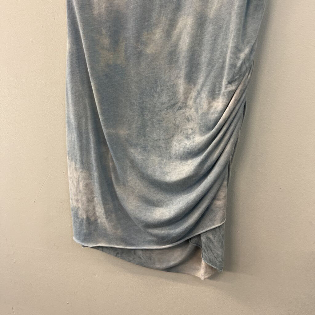 Wishlist Blue Tie Dye Short Sleeve Dress Small