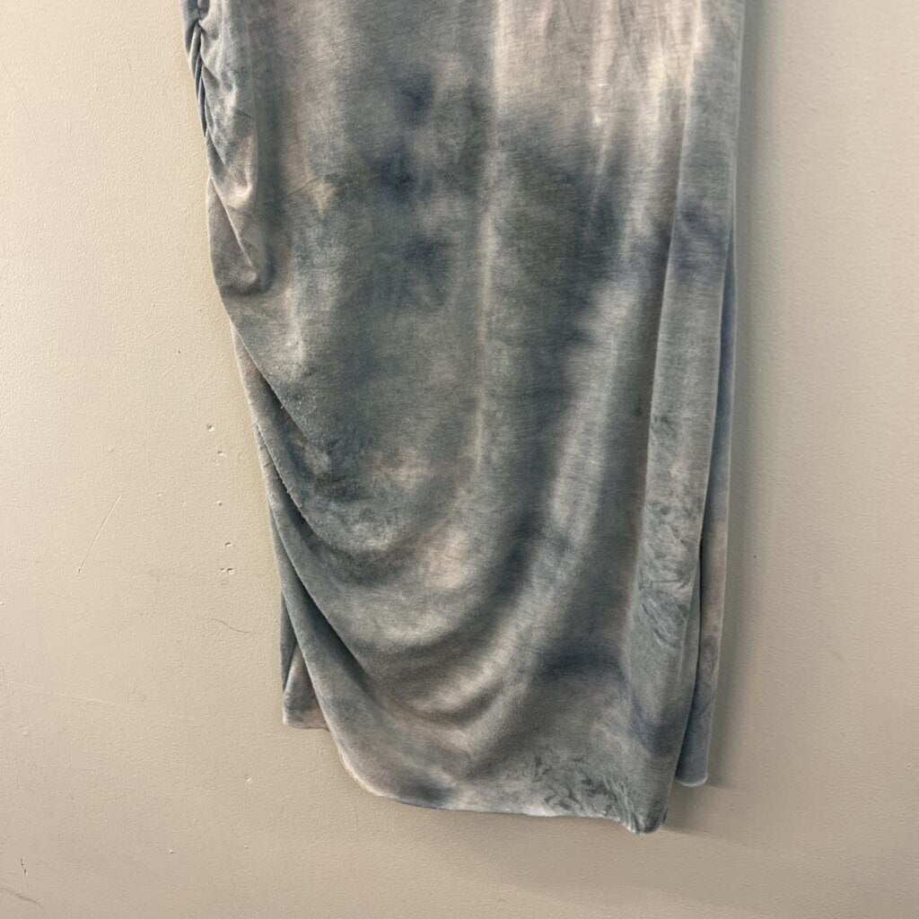 Wishlist Blue Tie Dye Short Sleeve Dress Small