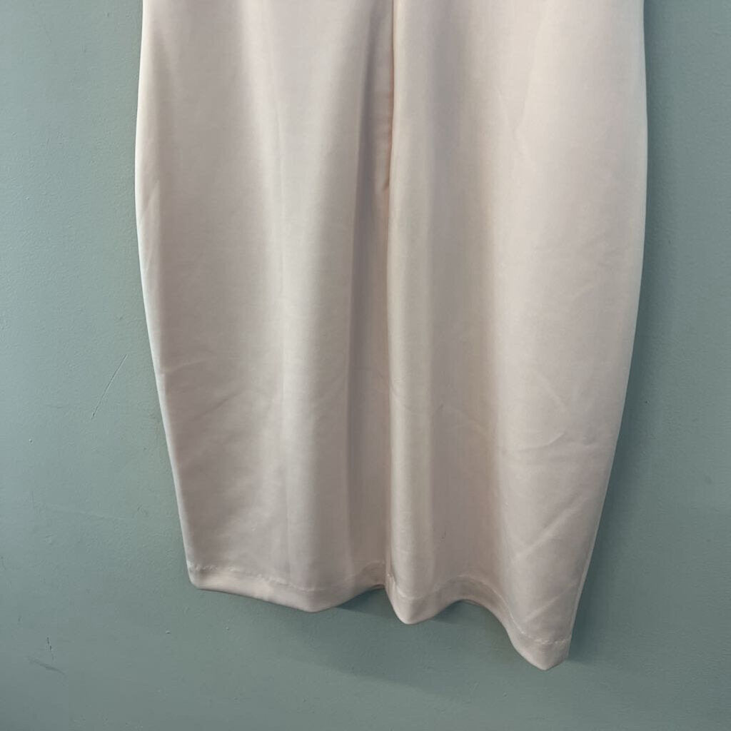 Tommy Hilfiger Blush Pink Short Ruffle Sleeve Dress 8