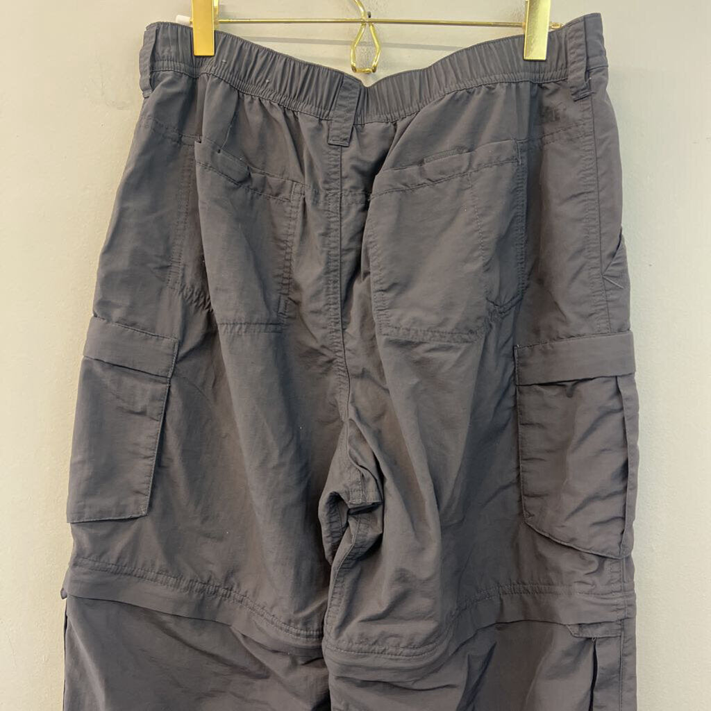 REI Grey Cargo Zip Off Pants 10