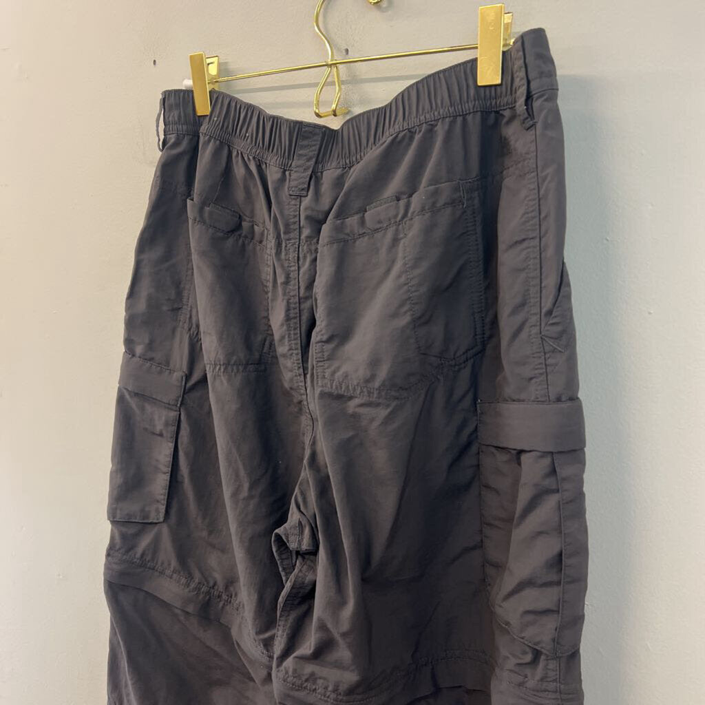REI Grey Cargo Zip Off Pants 10