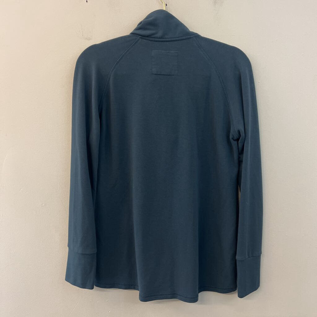 Free Fly Teal Soft Long Sleeve Pullover Medium