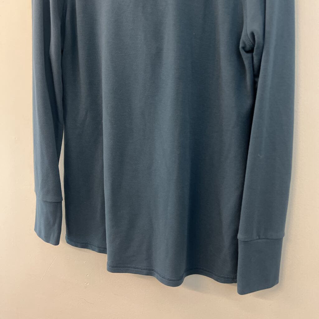 Free Fly Teal Soft Long Sleeve Pullover Medium