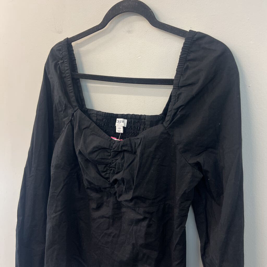 J Crew Black Long Sleeve Top 10