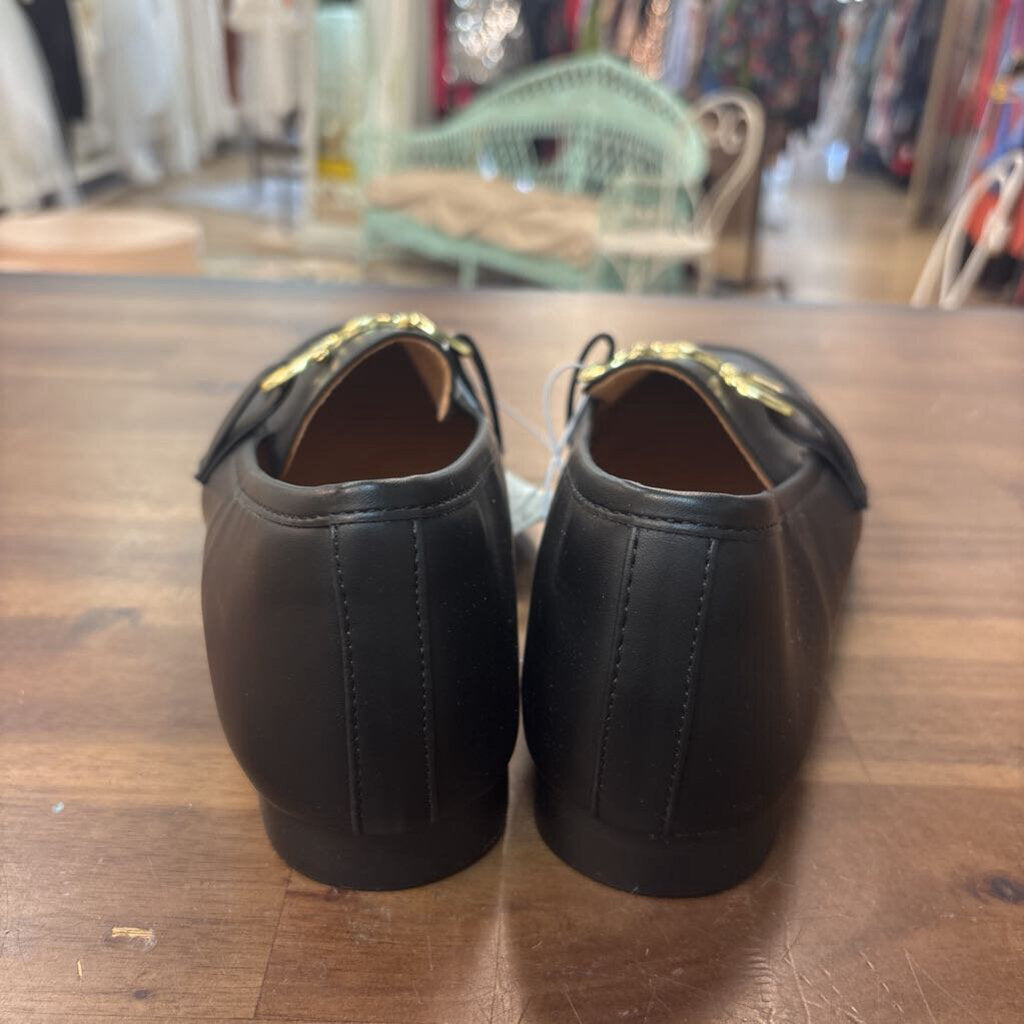 A New Day Black/ Gold Loafers 11