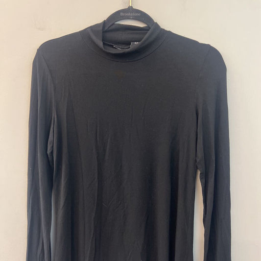 Jones and Co Black Long Sleeve Turtleneck Top Medium