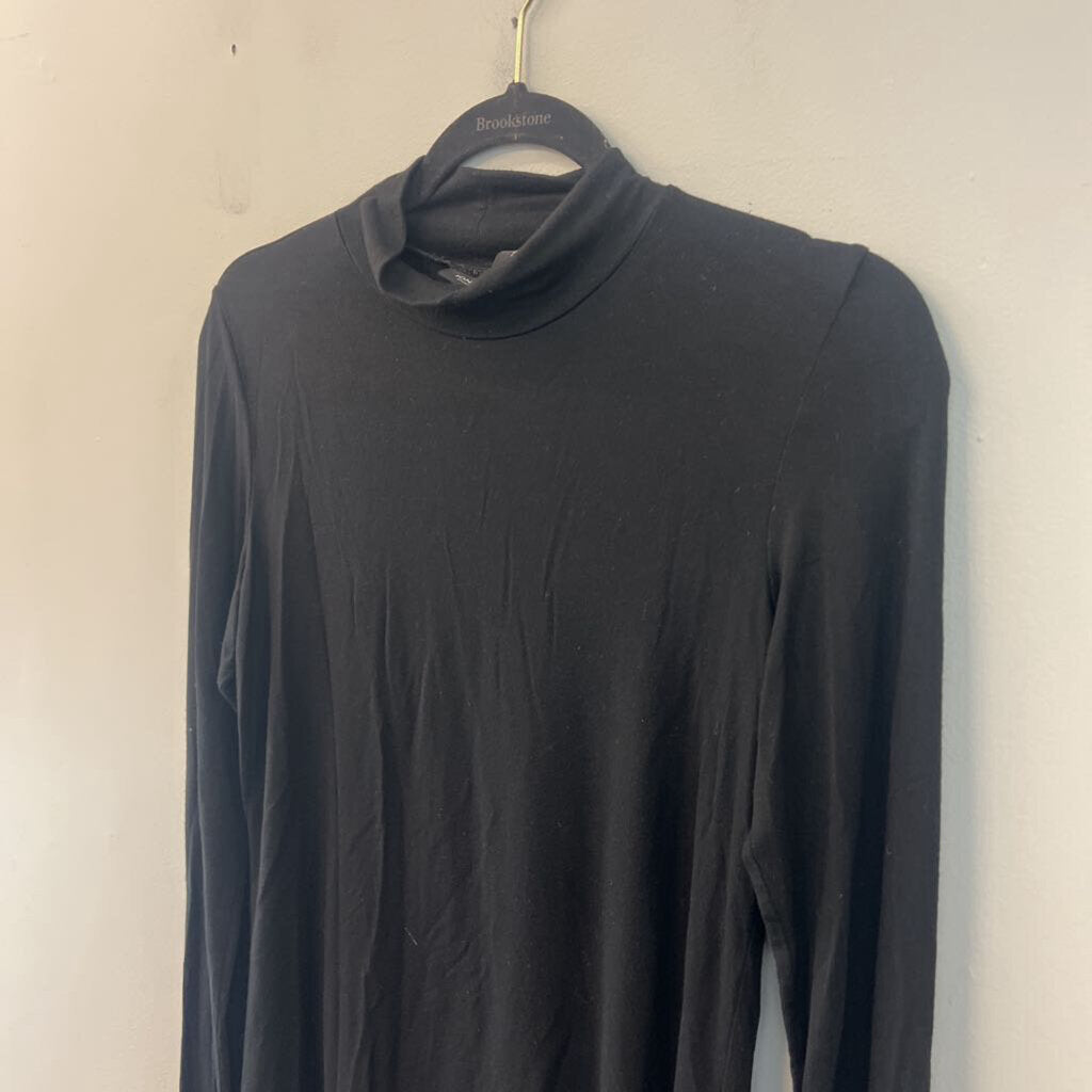 Jones and Co Black Long Sleeve Turtleneck Top Medium