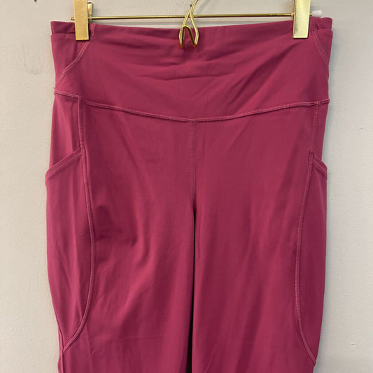 Lululemon Pink Cropped Athletic Leggings 8