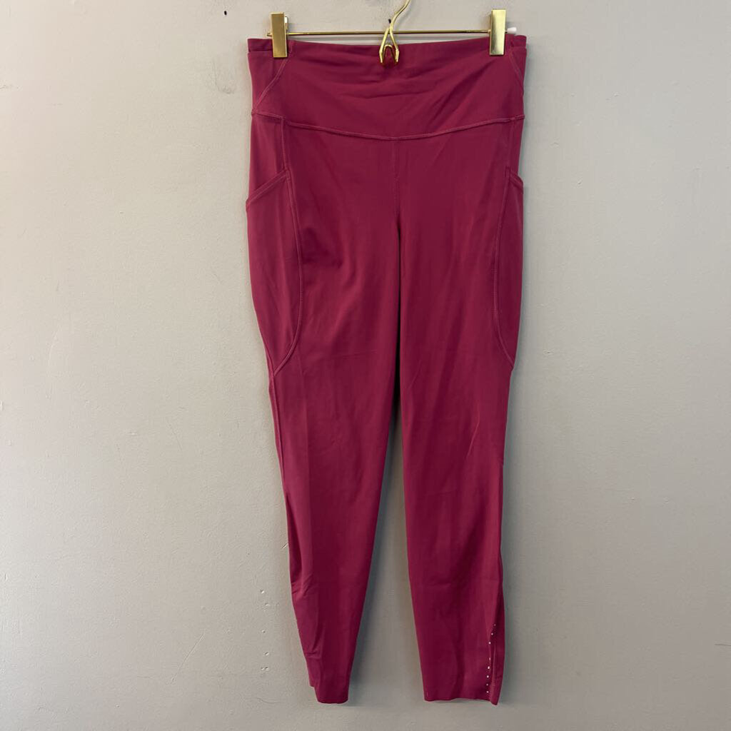 Lululemon Pink Cropped Athletic Leggings 8