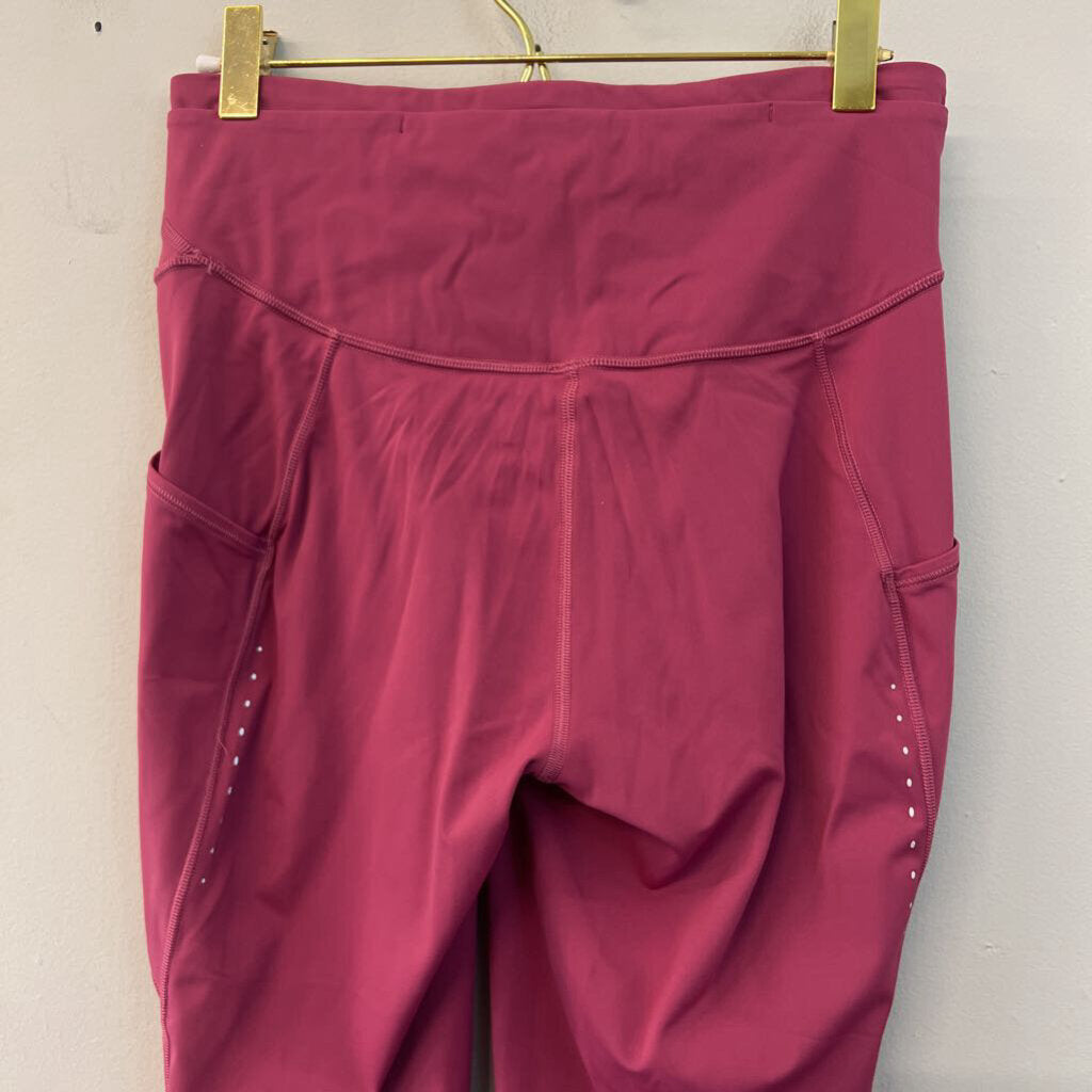 Lululemon Pink Cropped Athletic Leggings 8