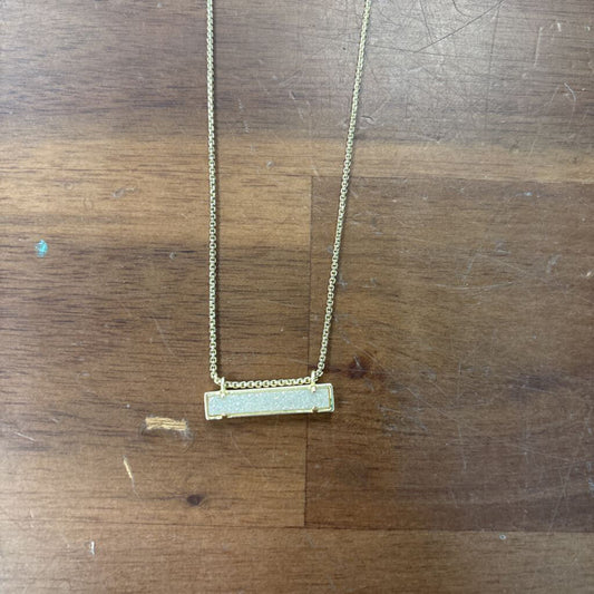 Kendra Scott Gold Sparkle Pendant Necklace