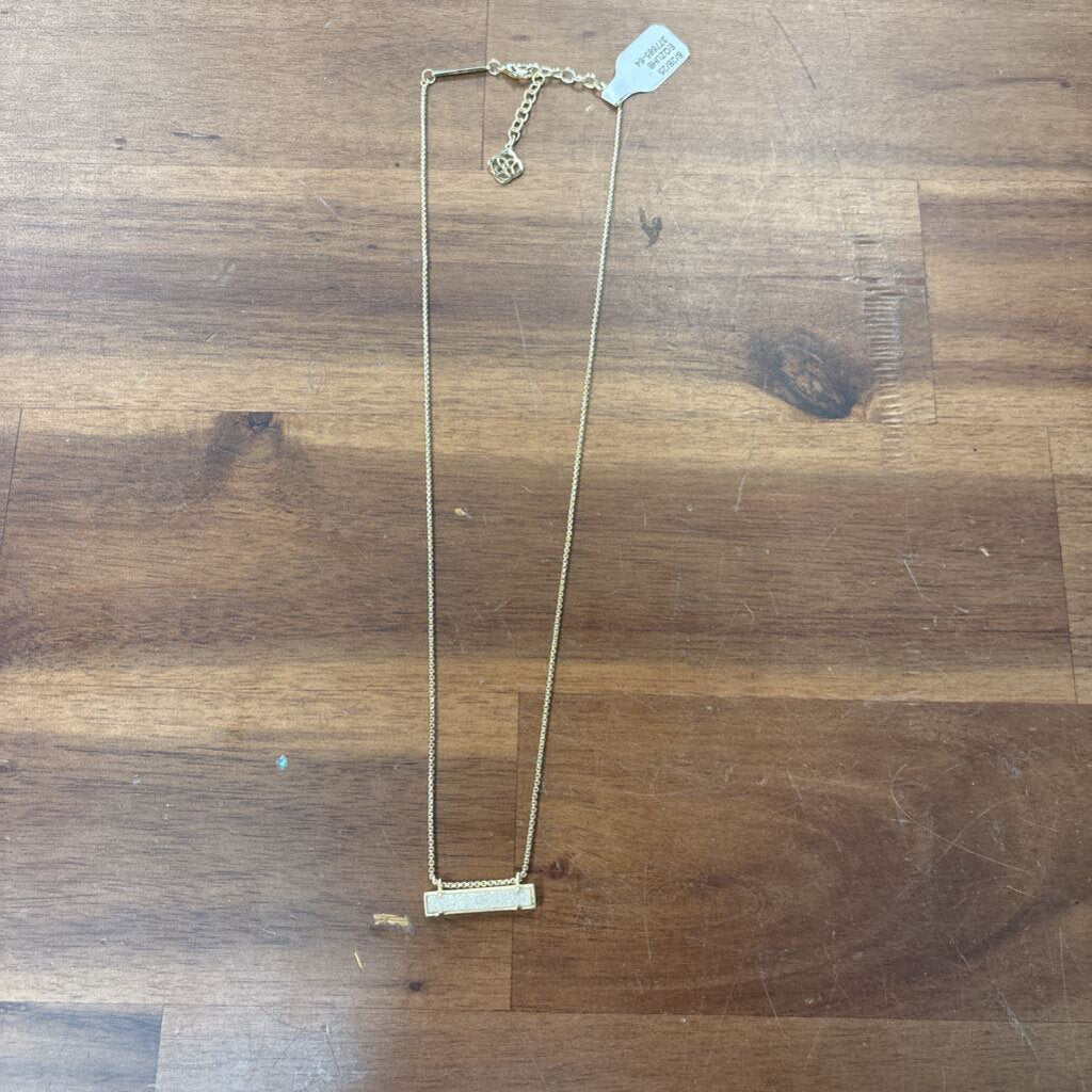 Kendra Scott Gold Sparkle Pendant Necklace