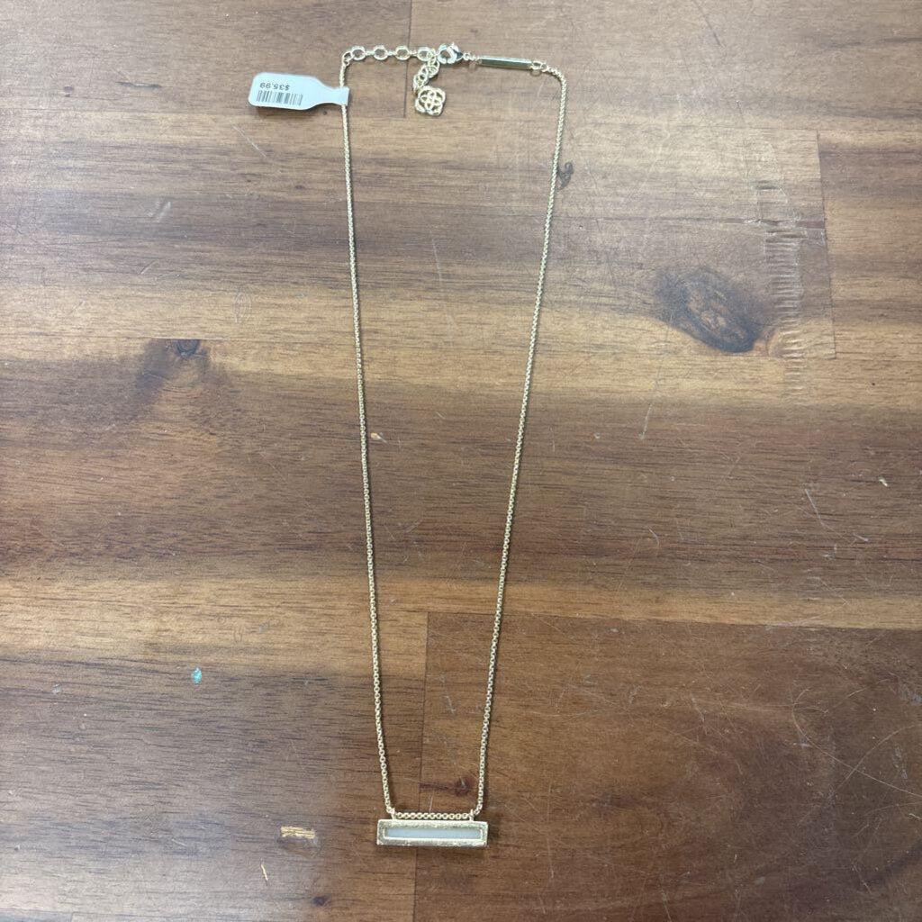Kendra Scott Gold Sparkle Pendant Necklace